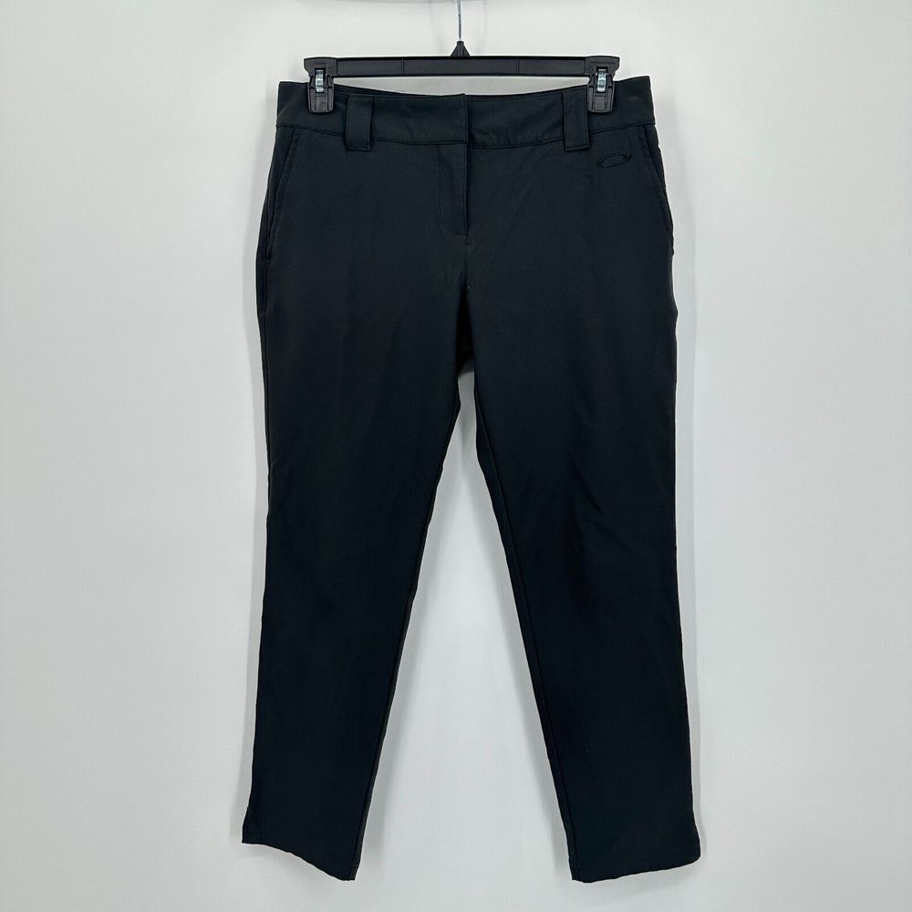 Oakley Pants Womens Size 8 US Black Ankle Golf Athleisure Sporty Business Casual